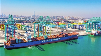 全球首个“智慧零碳”智能化码头在天津港投产 年通过能力300万标准箱